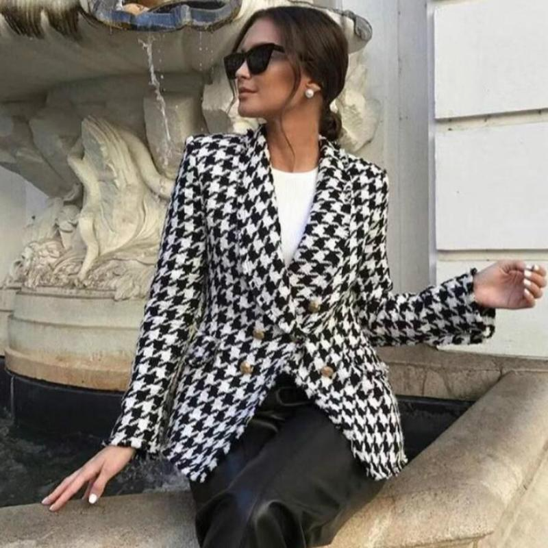 Houndstooth Blazer