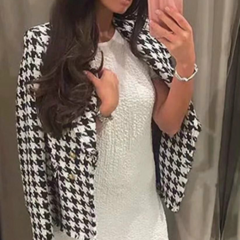 Houndstooth Blazer