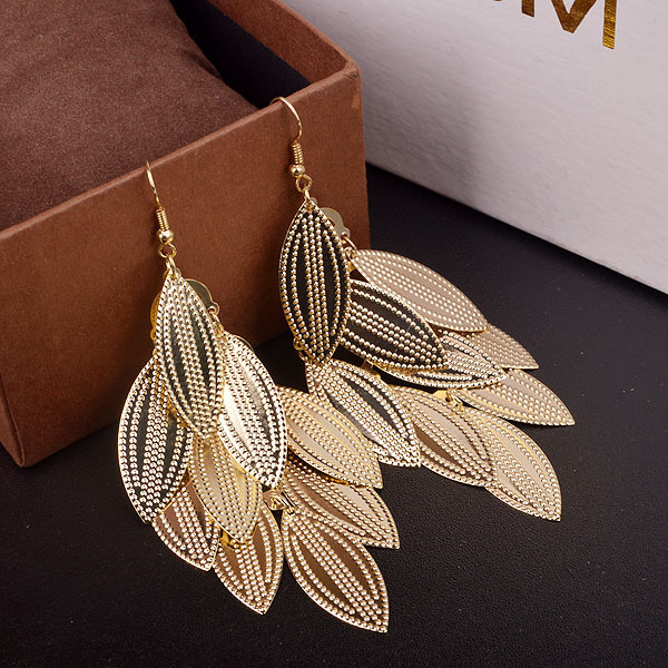 Multi-layer Leaf Earrings