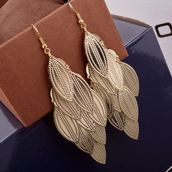 Multi-layer Leaf Earrings