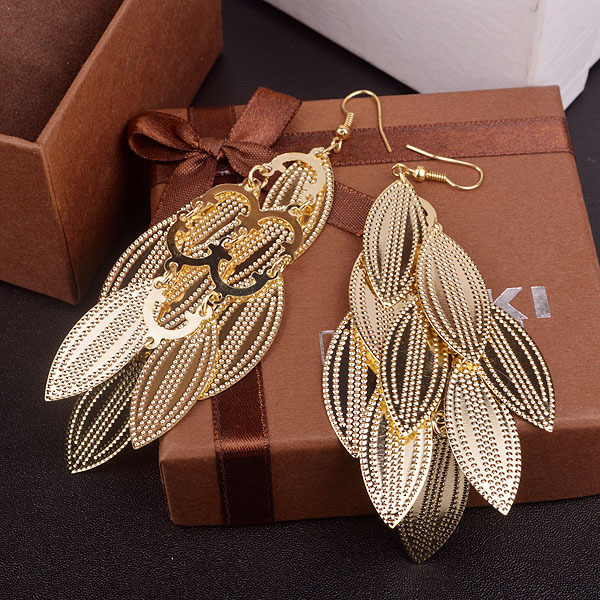 Multi-layer Leaf Earrings